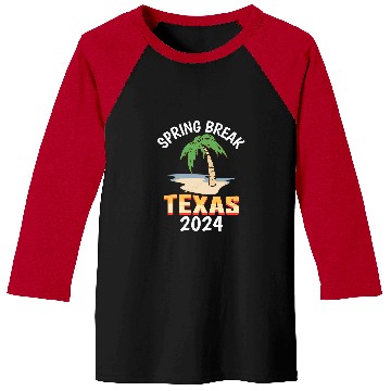 Discover Spring Break Texas 2024 College Student Spring Break Baseball Tees
