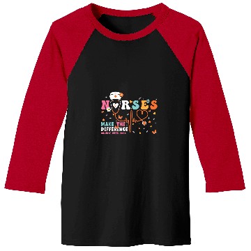 Discover nurses Week 2024  nursess Make The Difference Baseball Tees