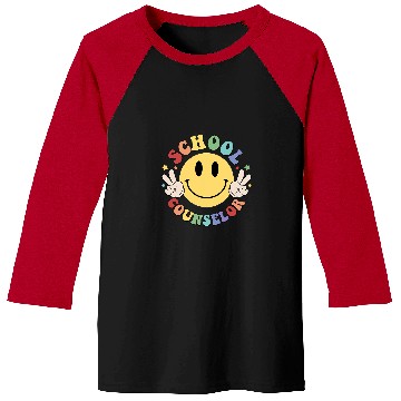 Discover Funny School Counselor Teacher Student Baseball Tees