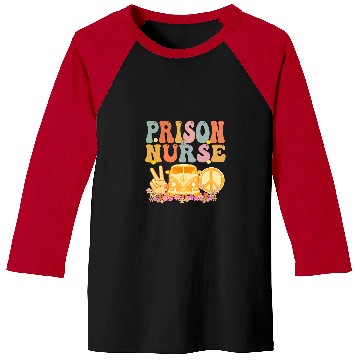 Discover Prison nurses Week Groovy Appreciation Day For Women Baseball Tees