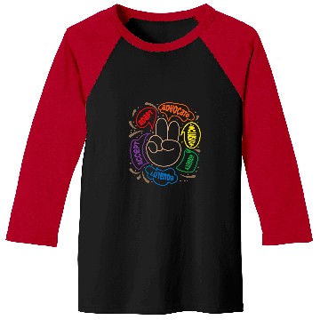 Discover Accept Adapt Advocate Inclusion Equity Equality SPED Teacher Baseball Tees
