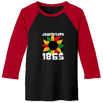 Discover African American Black History 1865 Juneteenth 2 Baseball Tees