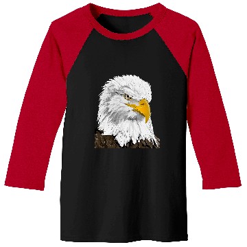 Discover Bald Eagle Head Baseball Tees