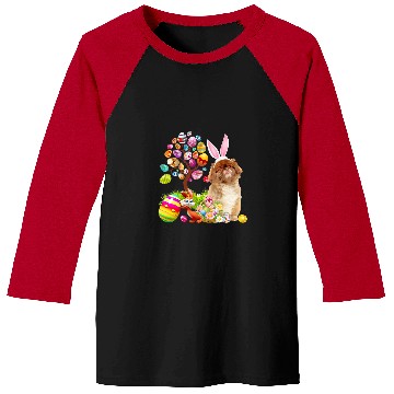Discover Pekingese Easter Egg Tree Dogs Bunny Easters Day Baseball Tees