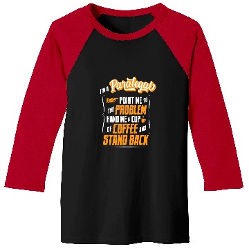 Discover Funny Paralegal Coffee Lover Hilarious Gift Idea Baseball Tees