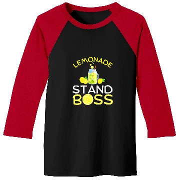 Discover Funny Lemonade Stand Boss Lemon Juice Business Summer Drink Baseball Tees