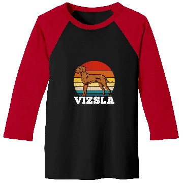 Discover Dog Vizsla Retro Baseball Tees