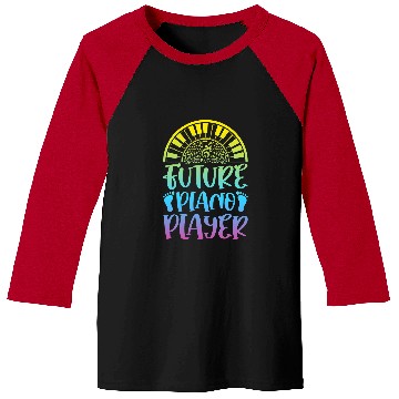 Discover Funny Piano Music Future Piano Player Keboard Player Piano Music Baseball Tees