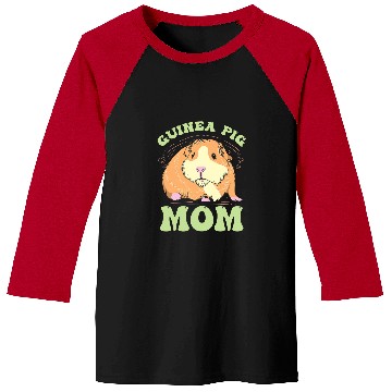 Discover Guinea Pig Mom 22 Baseball Tees