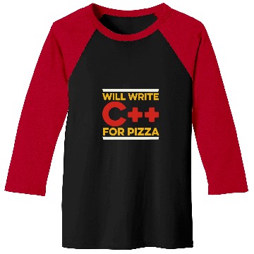 Discover Funny Coder Programming Software Coding Pizza Programmer Baseball Tees