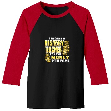 Discover History Teacher Dress for a History Buff 1 Baseball Tees