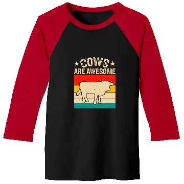 Discover Cow Lover Are Awesome 21 Baseball Tees