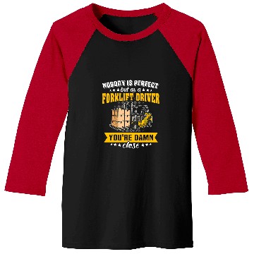 Discover Fork Lift Truck Forklift Operator 2 Baseball Tees