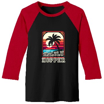 Discover Honolulu Hopper Retro Funny Graphic Tees Baseball Tees