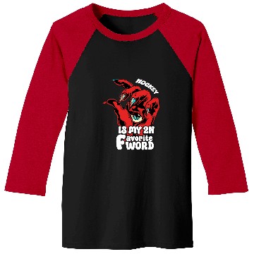 Discover Sport Hockey is my second favorite f word Baseball Tees