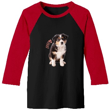 Discover Australian Shepherd Aussie Mom Dad Love Dog Pet Tee Baseball Tees