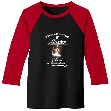 Discover Aussies Aussie Dog Australian Shepherd Master Baseball Tees