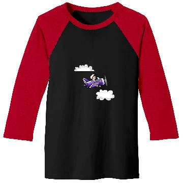 Discover Funny Violin Violet the Baby Pilot Baseball Tees
