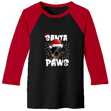 Discover Heeler Pet Funny Blue Heeler Christmas Lights Tree Dog Lover Xmas Baseball Tees