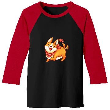 Discover Corgi Pet Cute Corgi lover Baseball Tees