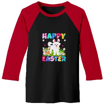 Discover Bichon Pet Frise Happy Easter Bunny Bichon Frise Dog Easter Sunday Baseball Tees