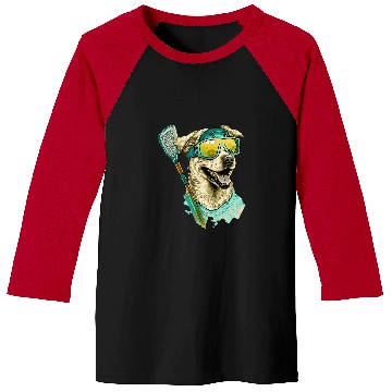 Discover Sport Lacrosse Gift vintages Retro Dog Playing Lacrosse Lax Stick Puppy Lover 9 4 Baseball Tees