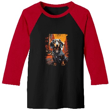 Discover Dachshund Pet in Manhattan Baseball Tees