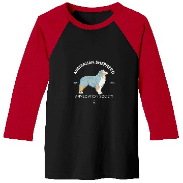 Discover Australian Shepherd Pet Appreciation Society Cute Baseball Tees