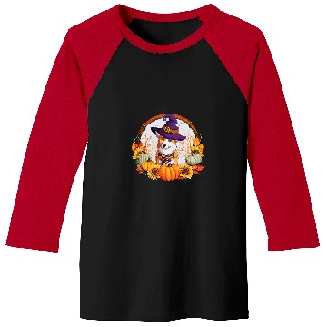 Discover Corgi Pet Dog Fall Autumn Witch Welsh Corgi Halloween Costume Women Kid 472 Baseball Tees