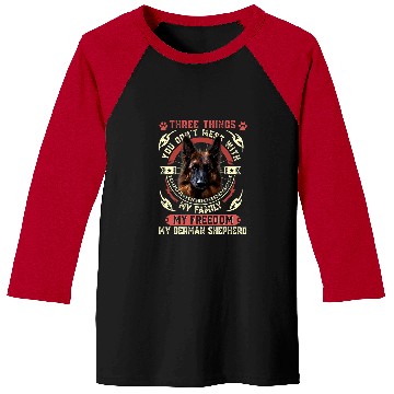 Discover German Shepherd Pet Three Things you don t mess with 2 Baseball Tees