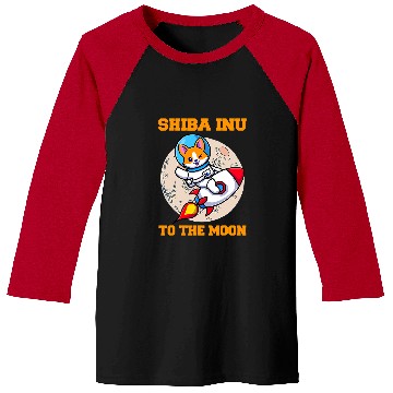 Discover Shiba Inu Pet To The Moon 3 Baseball Tees