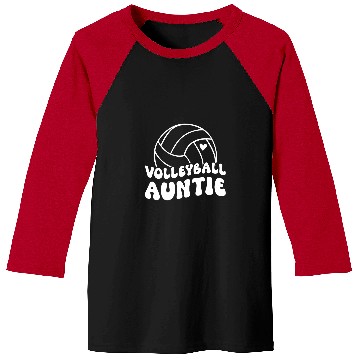 Discover Sport Volleyball Auntie Groovy Volleyball Aunt Baseball Tees