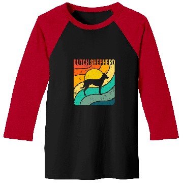 Discover Dutch Shepherd Pet vintages Sunset Mom Dad Baseball Tees