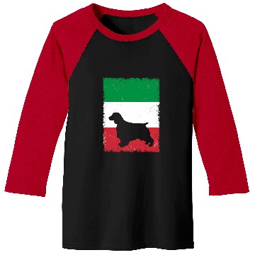 Discover English Springer Spaniel Pet Welsh Springer Spaniel Dog Italy Flag Italian vintages Mom Da Baseball Tees