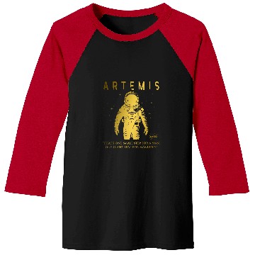 Discover NASA Artemis Mission Astronaut 1 Baseball Tees