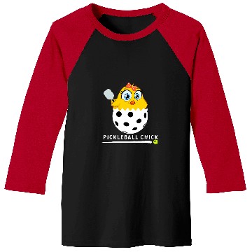 Discover Sport Pickleball Chick 2Funny Novelty Pickle Ball Baseball Tees