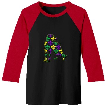 Discover Gordon Setter Pet Mardi Gras Baseball Tees
