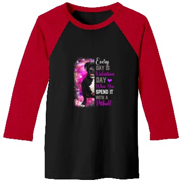 Discover Pitbull Pet Womens Pitbull Mom Funny Valentines Day Dog Lovers Bully Pitty 1 Baseball Tees
