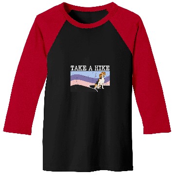 Discover Beagle Pet Take A Hike Beagle Funny Graphic Hiking 8 Baseball Tees