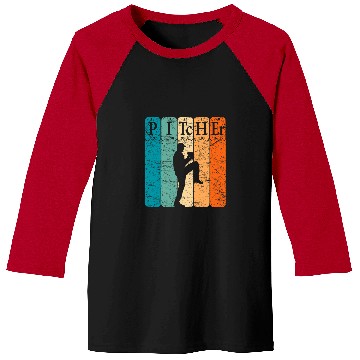 Discover Sport Baseball Periodic Table Elements Nerd Baseball Pitcher Retro Baseball Tees