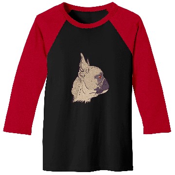 Discover French Bulldog Pet Face illustration of a cute french bully bulldog Baseball Tees
