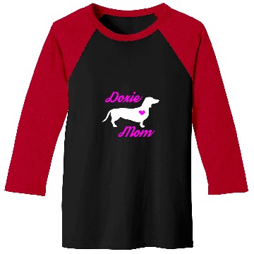 Discover Dachshund Pet Mom Long Sleeve Baseball Tees