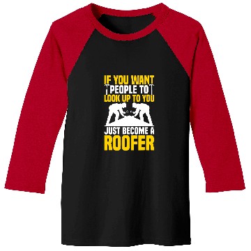 Discover Roofing Roof Roofer Baseball Tees