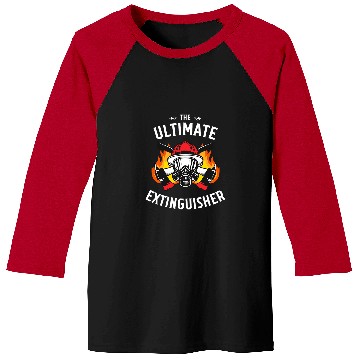 Discover Firefighter Volunteer Fireman Extinguisher 2Firefighter Baseball Tees