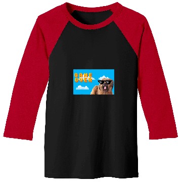Discover Briard Pet 8Bit Game Over Baseball Tees