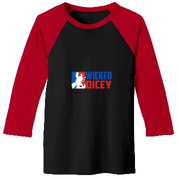 Discover Sport Baseball Wicked Dicey Baseball Logo Style Baseball Tees