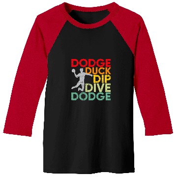 Discover Sport Dodgeball Duck Dip Dive Baseball Tees