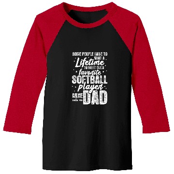 Discover Sport Softball Mens Softball Dad Favorite Softball Player Vintage Baseball Tees