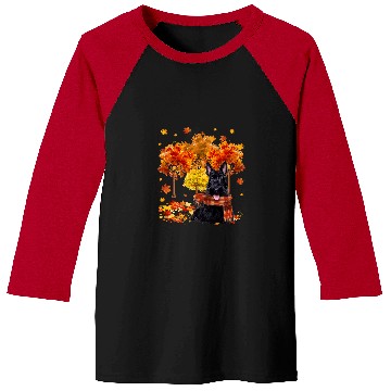 Discover Scottish Terrier Pet Its Fall Yall Cute Scottish Terrier Autumn Tree Fall Leaves 30 Baseball Tees