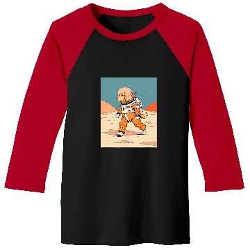 Discover Goldendoodle Mars Funny Dog Astronaut Baseball Tees